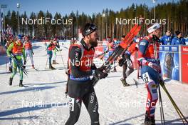 11.03.2017, Kontiolahti, Finland (FIN): Benjamin Weger (SUI) -  IBU world cup biathlon, pursuit men, Kontiolahti (FIN). www.nordicfocus.com. © Tumashov/NordicFocus. Every downloaded picture is fee-liable.