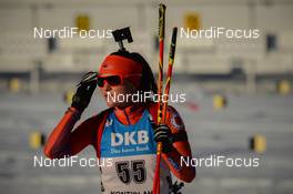 11.03.2017, Kontiolahti, Finland (FIN): Joanne Reid (USA) -  IBU world cup biathlon, pursuit women, Kontiolahti (FIN). www.nordicfocus.com. © Tumashov/NordicFocus. Every downloaded picture is fee-liable.