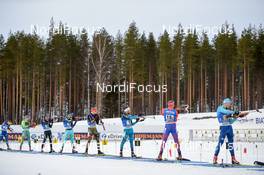 12.03.2017, Kontiolahti, Finland (FIN): Lowell Bailey(USA), Roman Rees(GER), Jean Guillaume Beatrix(FRA) -  IBU world cup biathlon, single mixed relay, Kontiolahti (FIN). www.nordicfocus.com. © Tumashov/NordicFocus. Every downloaded picture is fee-liable.