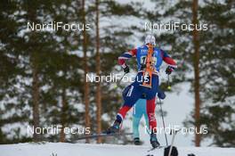 12.03.2017, Kontiolahti, Finland (FIN): Vetle Sjastad Christiansen(NOR) -  IBU world cup biathlon, single mixed relay, Kontiolahti (FIN). www.nordicfocus.com. © Tumashov/NordicFocus. Every downloaded picture is fee-liable.