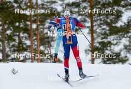12.03.2017, Kontiolahti, Finland (FIN): Vetle Sjastad Christiansen(NOR) -  IBU world cup biathlon, single mixed relay, Kontiolahti (FIN). www.nordicfocus.com. © Tumashov/NordicFocus. Every downloaded picture is fee-liable.