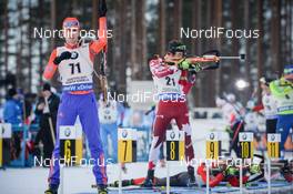 10.03.2017, Kontiolahti, Finland (FIN): Sean Doherty (USA) -  IBU world cup biathlon, sprint men, Kontiolahti (FIN). www.nordicfocus.com. © Tumashov/NordicFocus. Every downloaded picture is fee-liable.