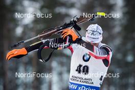10.03.2017, Kontiolahti, Finland (FIN): Julian Eberhard (AUT) -  IBU world cup biathlon, sprint men, Kontiolahti (FIN). www.nordicfocus.com. © Tumashov/NordicFocus. Every downloaded picture is fee-liable.