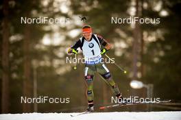 10.03.2017, Kontiolahti, Finland (FIN): Florian Graf (GER) -  IBU world cup biathlon, sprint men, Kontiolahti (FIN). www.nordicfocus.com. © Tumashov/NordicFocus. Every downloaded picture is fee-liable.