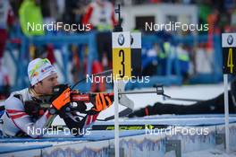 10.03.2017, Kontiolahti, Finland (FIN): Lorenz Waeger (AUT) -  IBU world cup biathlon, sprint men, Kontiolahti (FIN). www.nordicfocus.com. © Tumashov/NordicFocus. Every downloaded picture is fee-liable.