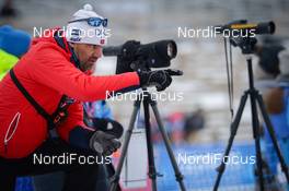 09.03.2017, Kontiolahti, Finland (FIN): Siegfried Mazet (FRA) coach team Norway -  IBU world cup biathlon, training, Kontiolahti (FIN). www.nordicfocus.com. © Tumashov/NordicFocus. Every downloaded picture is fee-liable.