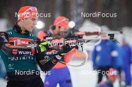 09.03.2017, Kontiolahti, Finland (FIN): Arnd Peiffer (GER) -  IBU world cup biathlon, training, Kontiolahti (FIN). www.nordicfocus.com. © Tumashov/NordicFocus. Every downloaded picture is fee-liable.
