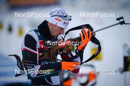 09.03.2017, Kontiolahti, Finland (FIN): Julian Eberhard (AUT) -  IBU world cup biathlon, training, Kontiolahti (FIN). www.nordicfocus.com. © Tumashov/NordicFocus. Every downloaded picture is fee-liable.