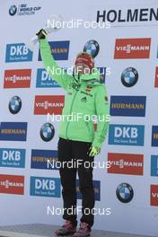 17.03.2017, Oslo, Norway (NOR): Laura Dahlmeier (GER) -  IBU world cup biathlon, cups, Oslo (NOR). www.nordicfocus.com. © Manzoni/NordicFocus. Every downloaded picture is fee-liable.