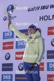19.03.2017, Oslo, Norway (NOR): Hanna Oeberg (SWE) -  IBU world cup biathlon, cups, Oslo (NOR). www.nordicfocus.com. © Manzoni/NordicFocus. Every downloaded picture is fee-liable.