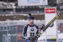 19.03.2017, Oslo, Norway (NOR): Andrejs Rastorgujevs (LAT) -  IBU world cup biathlon, mass men, Oslo (NOR). www.nordicfocus.com. © Manzoni/NordicFocus. Every downloaded picture is fee-liable.