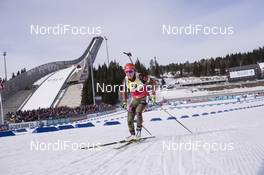 19.03.2017, Oslo, Norway (NOR): Laura Dahlmeier (GER) -  IBU world cup biathlon, mass women, Oslo (NOR). www.nordicfocus.com. © Manzoni/NordicFocus. Every downloaded picture is fee-liable.