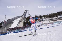 19.03.2017, Oslo, Norway (NOR): Kaisa Makarainen (FIN) -  IBU world cup biathlon, mass women, Oslo (NOR). www.nordicfocus.com. © Manzoni/NordicFocus. Every downloaded picture is fee-liable.