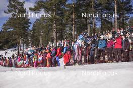 18.03.2017, Oslo, Norway (NOR): Dominik Landertinger (AUT), Anton Shipulin (RUS), (l-r) -  IBU world cup biathlon, pursuit men, Oslo (NOR). www.nordicfocus.com. © Manzoni/NordicFocus. Every downloaded picture is fee-liable.