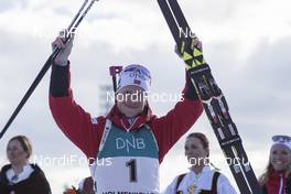 18.03.2017, Oslo, Norway (NOR): Johannes Thingnes Boe (NOR), Johannes Thingnes Boe (NOR) -  IBU world cup biathlon, pursuit men, Oslo (NOR). www.nordicfocus.com. © Manzoni/NordicFocus. Every downloaded picture is fee-liable.