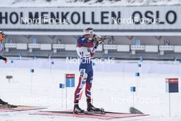 18.03.2017, Oslo, Norway (NOR): Henrik L'abee-Lund (NOR) -  IBU world cup biathlon, pursuit men, Oslo (NOR). www.nordicfocus.com. © Manzoni/NordicFocus. Every downloaded picture is fee-liable.