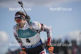 18.03.2017, Oslo, Norway (NOR): Dominik Landertinger (AUT) -  IBU world cup biathlon, pursuit men, Oslo (NOR). www.nordicfocus.com. © Manzoni/NordicFocus. Every downloaded picture is fee-liable.