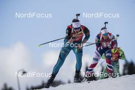 18.03.2017, Oslo, Norway (NOR): Julia Simon (FRA) -  IBU world cup biathlon, pursuit women, Oslo (NOR). www.nordicfocus.com. © Manzoni/NordicFocus. Every downloaded picture is fee-liable.