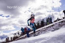 18.03.2017, Oslo, Norway (NOR): Anais Bescond (FRA) -  IBU world cup biathlon, pursuit women, Oslo (NOR). www.nordicfocus.com. © Manzoni/NordicFocus. Every downloaded picture is fee-liable.