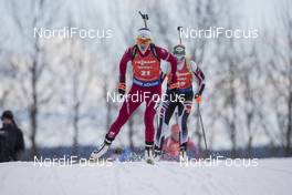 18.03.2017, Oslo, Norway (NOR): Darya Domracheva (BLR) -  IBU world cup biathlon, pursuit women, Oslo (NOR). www.nordicfocus.com. © Manzoni/NordicFocus. Every downloaded picture is fee-liable.