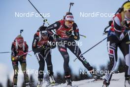18.03.2017, Oslo, Norway (NOR): Lena Haecki (SUI), Dorothea Wierer (ITA), (l-r) -  IBU world cup biathlon, pursuit women, Oslo (NOR). www.nordicfocus.com. © Manzoni/NordicFocus. Every downloaded picture is fee-liable.