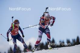 18.03.2017, Oslo, Norway (NOR): Tiril Eckhoff (NOR) -  IBU world cup biathlon, pursuit women, Oslo (NOR). www.nordicfocus.com. © Manzoni/NordicFocus. Every downloaded picture is fee-liable.
