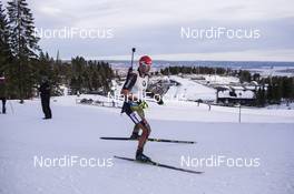 17.03.2017, Oslo, Norway (NOR): Arnd Peiffer (GER) -  IBU world cup biathlon, sprint men, Oslo (NOR). www.nordicfocus.com. © Manzoni/NordicFocus. Every downloaded picture is fee-liable.