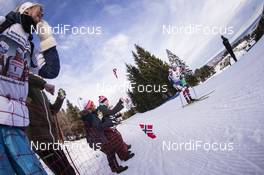 17.03.2017, Oslo, Norway (NOR): Johannes Thingnes Boe (NOR) -  IBU world cup biathlon, sprint men, Oslo (NOR). www.nordicfocus.com. © Manzoni/NordicFocus. Every downloaded picture is fee-liable.