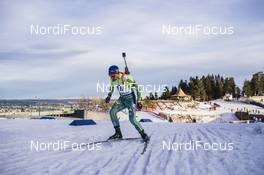 17.03.2017, Oslo, Norway (NOR): Jesper Nelin (SWE) -  IBU world cup biathlon, sprint men, Oslo (NOR). www.nordicfocus.com. © Manzoni/NordicFocus. Every downloaded picture is fee-liable.