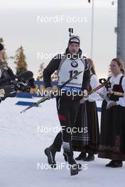 17.03.2017, Oslo, Norway (NOR): Dominik Landertinger (AUT) -  IBU world cup biathlon, sprint men, Oslo (NOR). www.nordicfocus.com. © Manzoni/NordicFocus. Every downloaded picture is fee-liable.