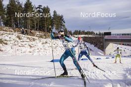 17.03.2017, Oslo, Norway (NOR): Quentin Fillon Maillet (FRA) -  IBU world cup biathlon, sprint men, Oslo (NOR). www.nordicfocus.com. © Manzoni/NordicFocus. Every downloaded picture is fee-liable.