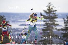 17.03.2017, Oslo, Norway (NOR): Mona Brorsson (SWE) -  IBU world cup biathlon, sprint women, Oslo (NOR). www.nordicfocus.com. © Manzoni/NordicFocus. Every downloaded picture is fee-liable.