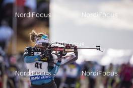 17.03.2017, Oslo, Norway (NOR): Anais Bescond (FRA) -  IBU world cup biathlon, sprint women, Oslo (NOR). www.nordicfocus.com. © Manzoni/NordicFocus. Every downloaded picture is fee-liable.