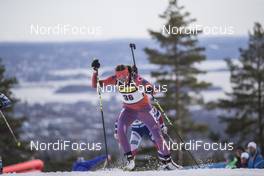 17.03.2017, Oslo, Norway (NOR): Susan Dunklee (USA) -  IBU world cup biathlon, sprint women, Oslo (NOR). www.nordicfocus.com. © Manzoni/NordicFocus. Every downloaded picture is fee-liable.