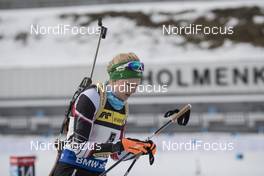 17.03.2017, Oslo, Norway (NOR): Lisa Theresa Hauser (AUT) -  IBU world cup biathlon, sprint women, Oslo (NOR). www.nordicfocus.com. © Manzoni/NordicFocus. Every downloaded picture is fee-liable.