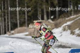 17.03.2017, Oslo, Norway (NOR): Laura Dahlmeier (GER) -  IBU world cup biathlon, sprint women, Oslo (NOR). www.nordicfocus.com. © Manzoni/NordicFocus. Every downloaded picture is fee-liable.