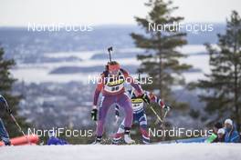 17.03.2017, Oslo, Norway (NOR): Susan Dunklee (USA) -  IBU world cup biathlon, sprint women, Oslo (NOR). www.nordicfocus.com. © Manzoni/NordicFocus. Every downloaded picture is fee-liable.