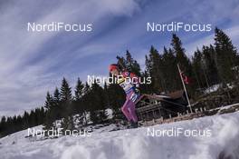 17.03.2017, Oslo, Norway (NOR): Clare Egan (USA) -  IBU world cup biathlon, sprint women, Oslo (NOR). www.nordicfocus.com. © Manzoni/NordicFocus. Every downloaded picture is fee-liable.