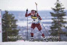 17.03.2017, Oslo, Norway (NOR): Baiba Bendika (LAT) -  IBU world cup biathlon, sprint women, Oslo (NOR). www.nordicfocus.com. © Manzoni/NordicFocus. Every downloaded picture is fee-liable.