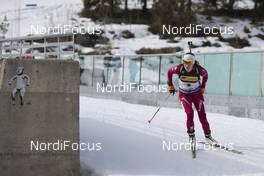 17.03.2017, Oslo, Norway (NOR): Darya Domracheva (BLR) -  IBU world cup biathlon, sprint women, Oslo (NOR). www.nordicfocus.com. © Manzoni/NordicFocus. Every downloaded picture is fee-liable.