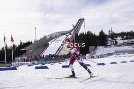17.03.2017, Oslo, Norway (NOR): Sarah Beaudry (CAN) -  IBU world cup biathlon, sprint women, Oslo (NOR). www.nordicfocus.com. © Manzoni/NordicFocus. Every downloaded picture is fee-liable.