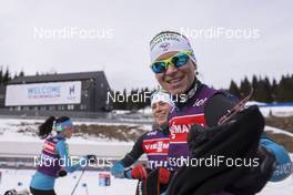 16.03.2017, Oslo, Norway (NOR): Anais Bescond (FRA) -  IBU world cup biathlon, training, Oslo (NOR). www.nordicfocus.com. © Manzoni/NordicFocus. Every downloaded picture is fee-liable.