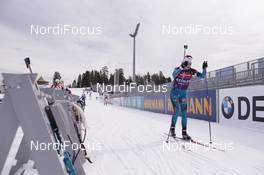 16.03.2017, Oslo, Norway (NOR): Anais Chevalier (FRA) -  IBU world cup biathlon, training, Oslo (NOR). www.nordicfocus.com. © Manzoni/NordicFocus. Every downloaded picture is fee-liable.