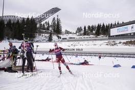 16.03.2017, Oslo, Norway (NOR): Baiba Bendika (LAT) -  IBU world cup biathlon, training, Oslo (NOR). www.nordicfocus.com. © Manzoni/NordicFocus. Every downloaded picture is fee-liable.