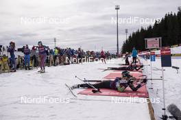 16.03.2017, Oslo, Norway (NOR): Yuliia Dzhyma (UKR) -  IBU world cup biathlon, training, Oslo (NOR). www.nordicfocus.com. © Manzoni/NordicFocus. Every downloaded picture is fee-liable.