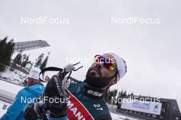 16.03.2017, Oslo, Norway (NOR): Simon Fourcade (FRA) -  IBU world cup biathlon, training, Oslo (NOR). www.nordicfocus.com. © Manzoni/NordicFocus. Every downloaded picture is fee-liable.