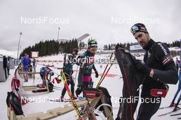 16.03.2017, Oslo, Norway (NOR): Serafin Wiestner (SUI), Mario Dolder (SUI), (l-r) -  IBU world cup biathlon, training, Oslo (NOR). www.nordicfocus.com. © Manzoni/NordicFocus. Every downloaded picture is fee-liable.