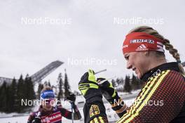 16.03.2017, Oslo, Norway (NOR): Denise Herrmann (GER) -  IBU world cup biathlon, training, Oslo (NOR). www.nordicfocus.com. © Manzoni/NordicFocus. Every downloaded picture is fee-liable.