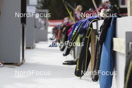 16.03.2017, Oslo, Norway (NOR): Event Feature: Team cloths at the shooting range -  IBU world cup biathlon, training, Oslo (NOR). www.nordicfocus.com. © Manzoni/NordicFocus. Every downloaded picture is fee-liable.