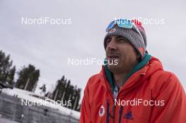 16.03.2017, Oslo, Norway (NOR): Jonas Johansson (SWE) coach Team USA -  IBU world cup biathlon, training, Oslo (NOR). www.nordicfocus.com. © Manzoni/NordicFocus. Every downloaded picture is fee-liable.